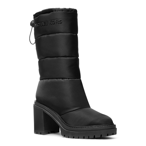 NWOT 🎉Michael Kors Women's Holt Quilted High Heel Boots - Picture 1 of 6